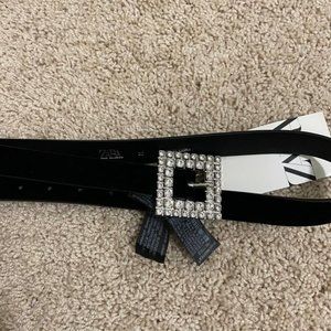 Zara bejeweled womans belt